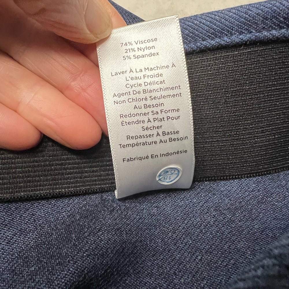 Talbots Montauk pant, denim Heather, misses 8, nwt - Picture 16 of 16